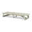 Chaise In Grey Made Of Superior Wood And Metal Adjustable-403995464