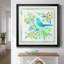 Oiseau Chanteur II - peinture encadrée-68604052-68604051