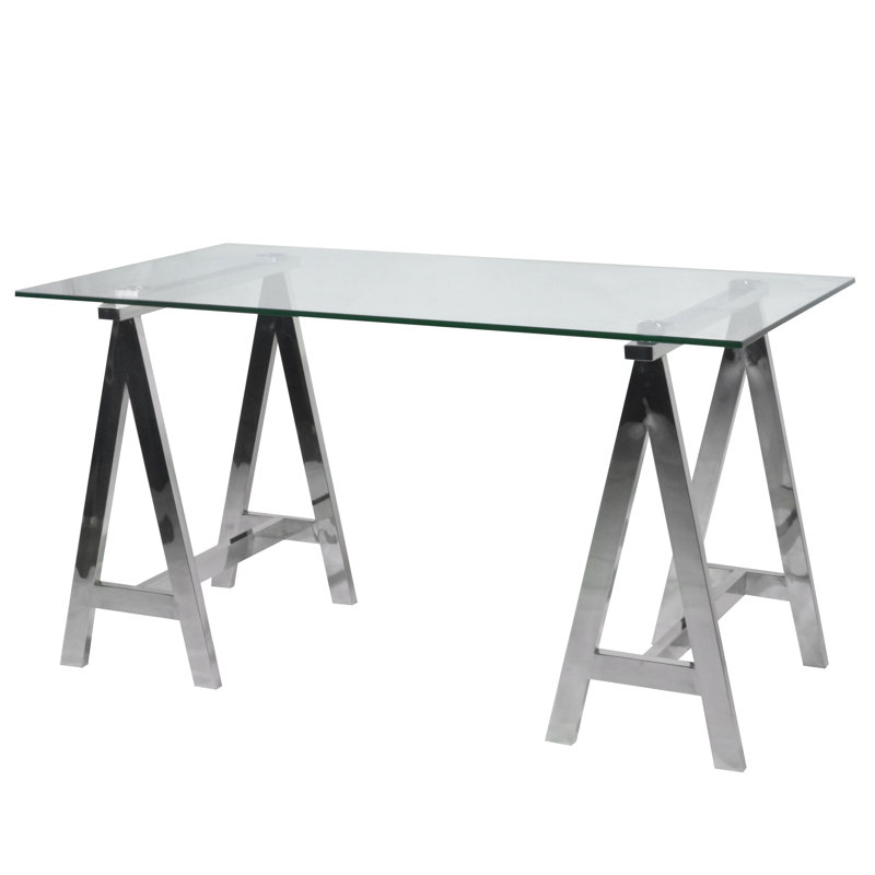 Bureau d’écriture Hacienda, Chrome poli