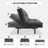 George Oliver & Unia ！！ Futon Sofa Bed with Adjustable Armrests & Backrests - 2.5" Plush Memory Foam, 15-Min Assembly, Compact Space Hero-730439346