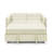 Loveseats Sofa Bed With Pull-Out Bed,Adjsutable Back And Two Arm Pocket