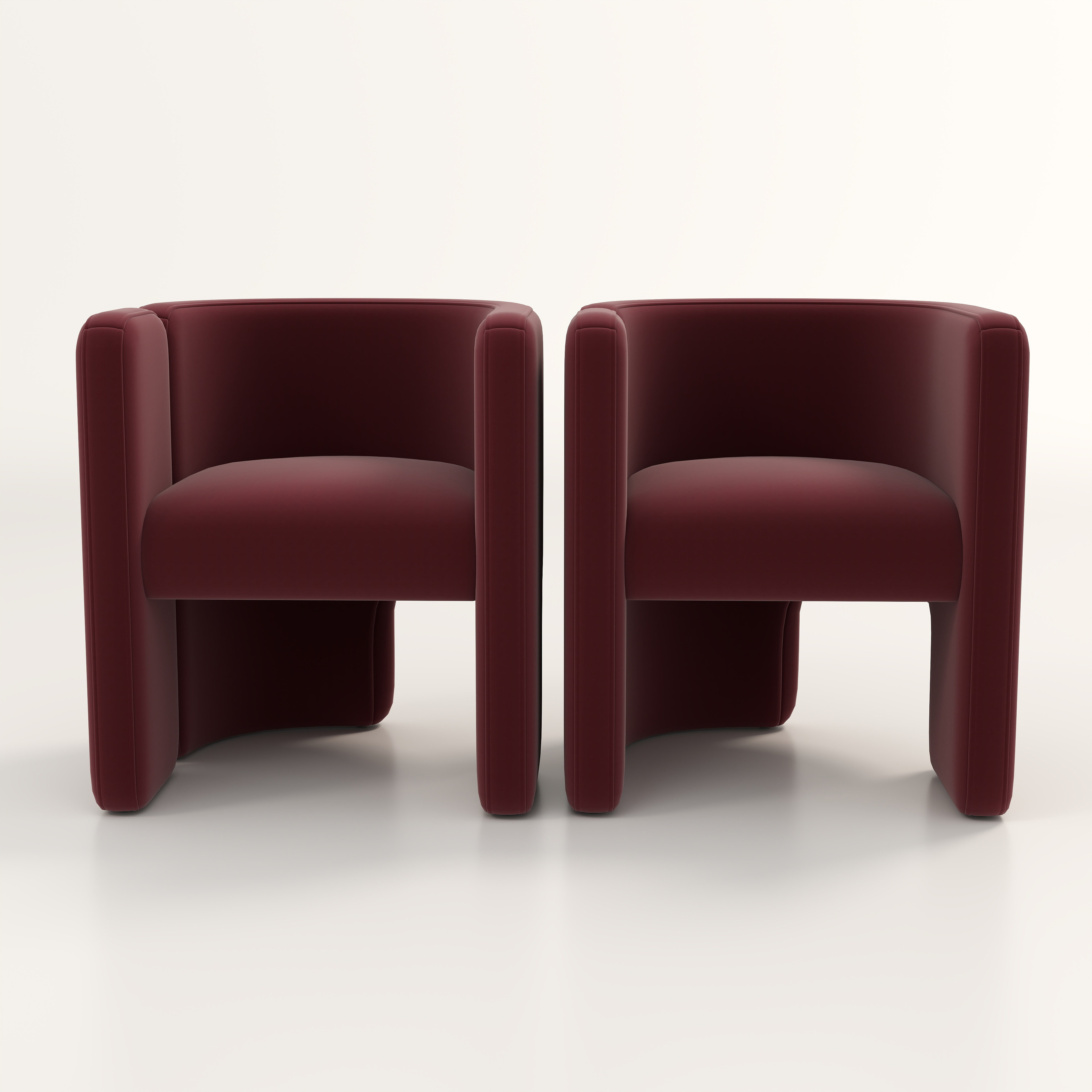 Jaimyn Upholstered Barrel Chair (Set of 2)