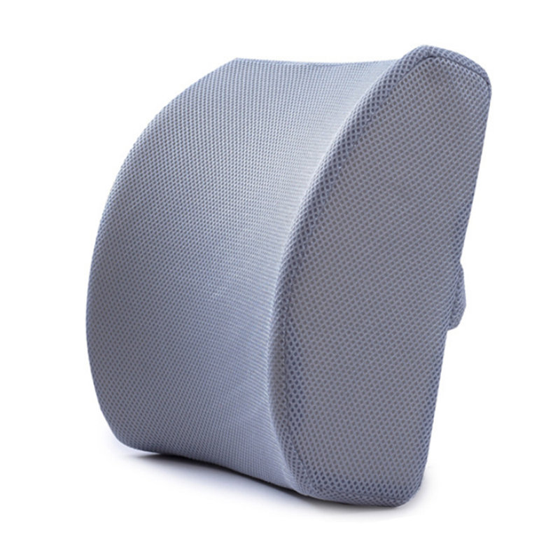 Support pour le dos de voiture en gel rafraîchissant à mémoire de forme 100%, gris