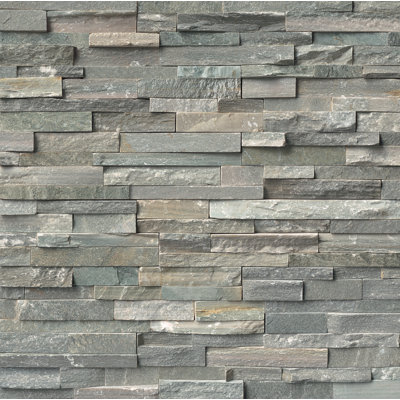 Stonecrest 4.5 in. x 9 in. Split Face Natural Stone Ledger Corner Wall Tile