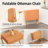 Rectangle Standard Tufted Upholstered Ottoman Stool-779085398