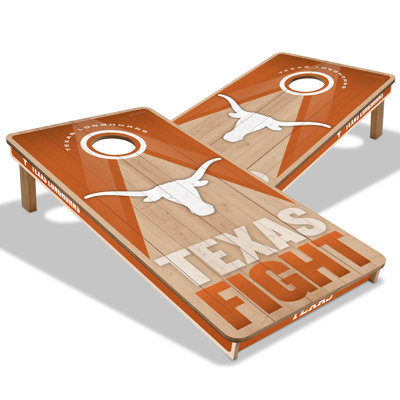 YouTheFan NCAA Texas Longhorns 2X4 Slogan Series Cornhole NO BAGS