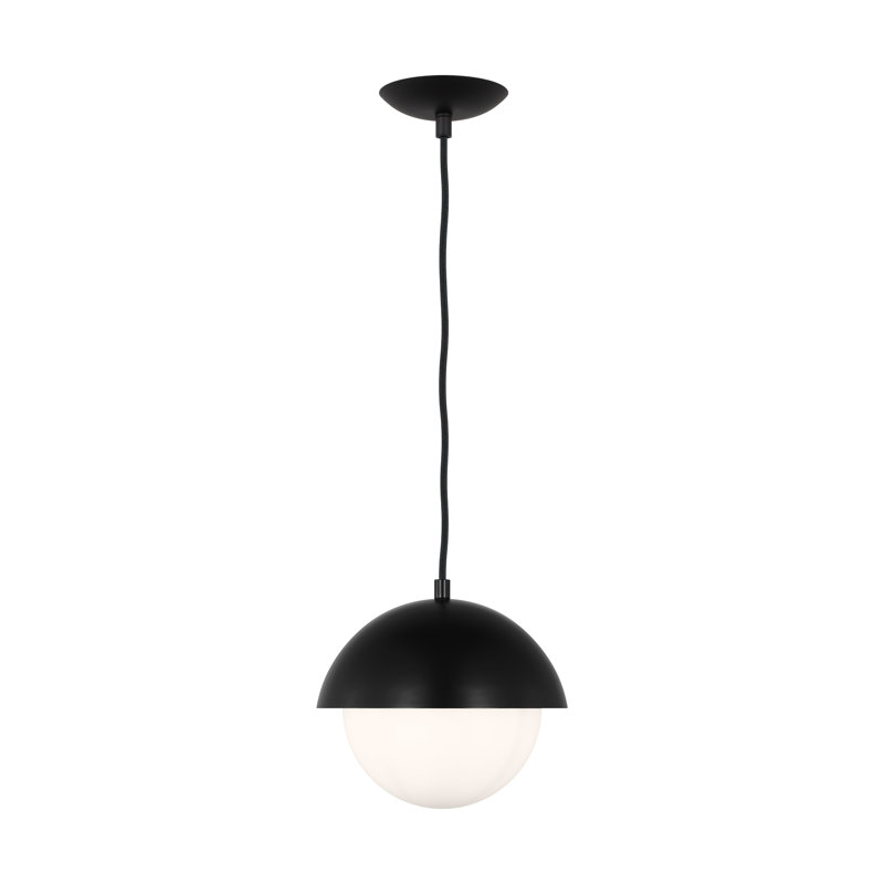 Hyde 1-Light Small Pendant, Midnight Black