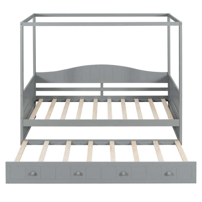 Lits simples avec lit gigogne en bois massif peu encombrant