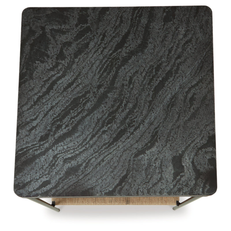 Brajan Marble Top End Table