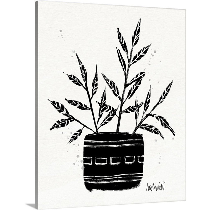 Art mural sur toile Botanical Sketches, Toile tendue, H 40 po x l 32 po