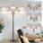 Smart 80" 5-Light Arc Floor Lamp With APP & Remote, Adjustable Heads, Dimmable 3000K-6000K For Living Room-1668043364