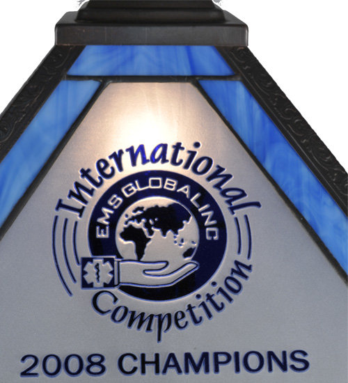 23"H Personalized EMS Global Inc Table Lamp