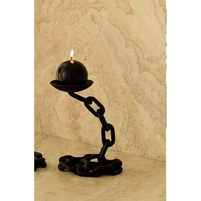 8.27'' H Metal Tabletop Candlestick