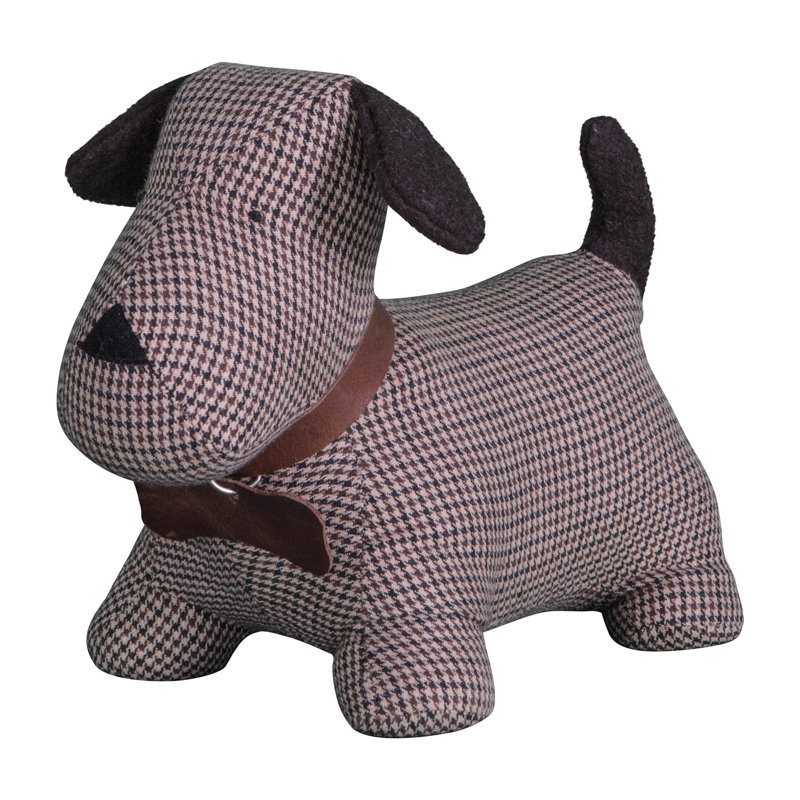 Falman Duke Dog Fabric Floor Door Stop