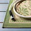 Bordeaux Oriental Green Indoor / Outdoor Area Indoor/Outdoor Area Rug-1731404225