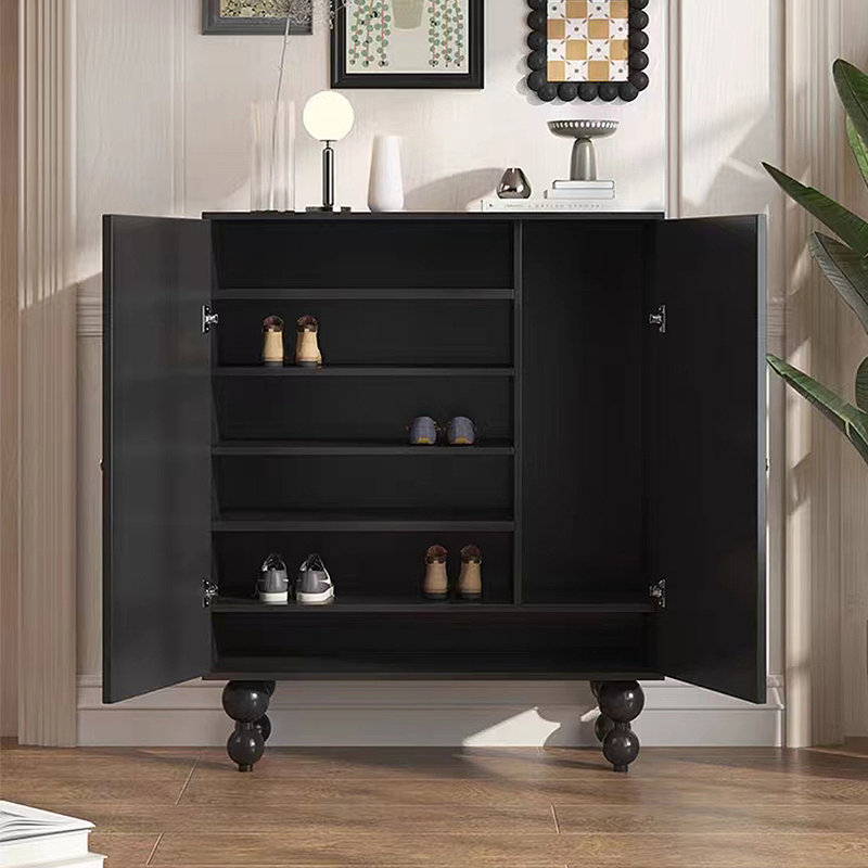 Armoire à chaussures européenne 20 pièces, Noir