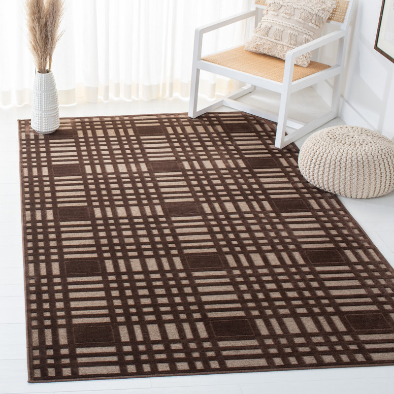 Gordon Paradise Performance Plaid Rug, Rectangle 5'3" x 7'6"
