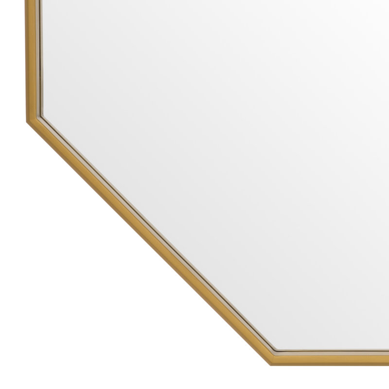 Tavolino Octagon Stainless Steel Wall Mirror