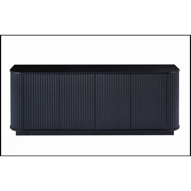 Meuble télé Wave, Noir