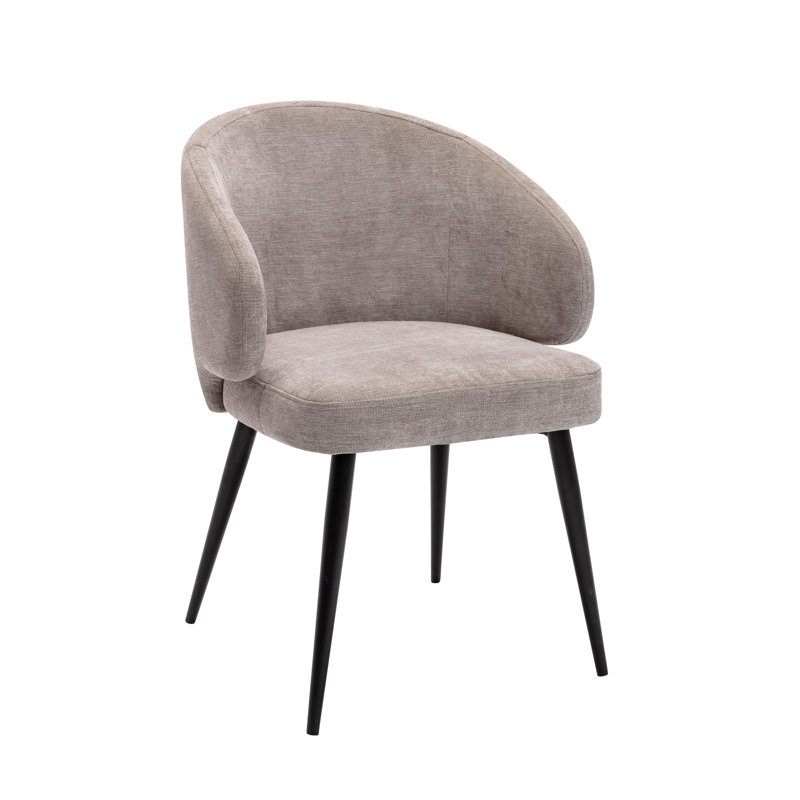 Cloey 46cm H Upholstered Upholstered Back Armchair, Grey