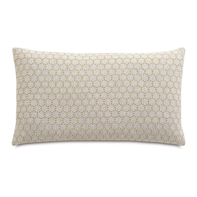 Reinhart Embroidered Polyester Blend Throw Pillow