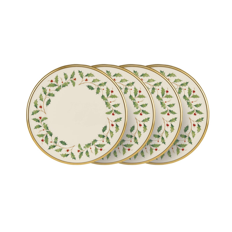 Holiday Salad Plates, Set Of 4