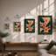Three Orange Blooms Botanical - Print-2114770061-2114770051