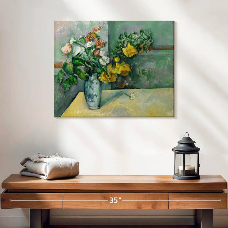 Nature morte dans un vase, H 16 po x l 20 po