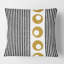 Coussin décoratif vertical à motif géométrique vertical rétro I - Mid-Century-1012500814