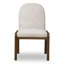 Chaise rembourrée Xolani Chenille Chinchilla et Impala
