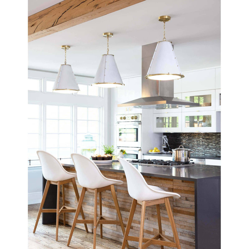 1 - Light Chandelier, White