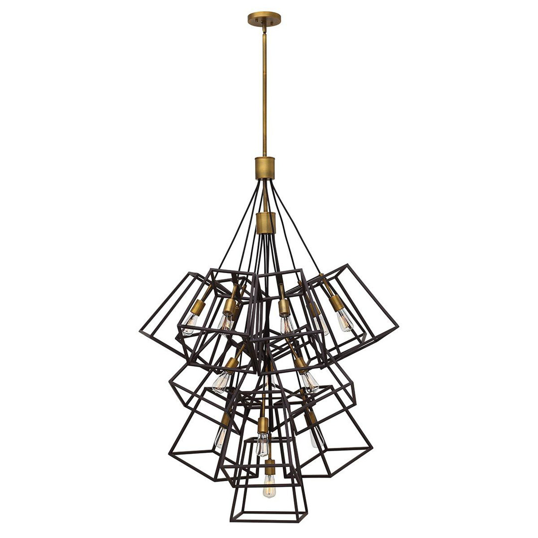 Poulan 13 - Light Bronze Cluster Pendant
