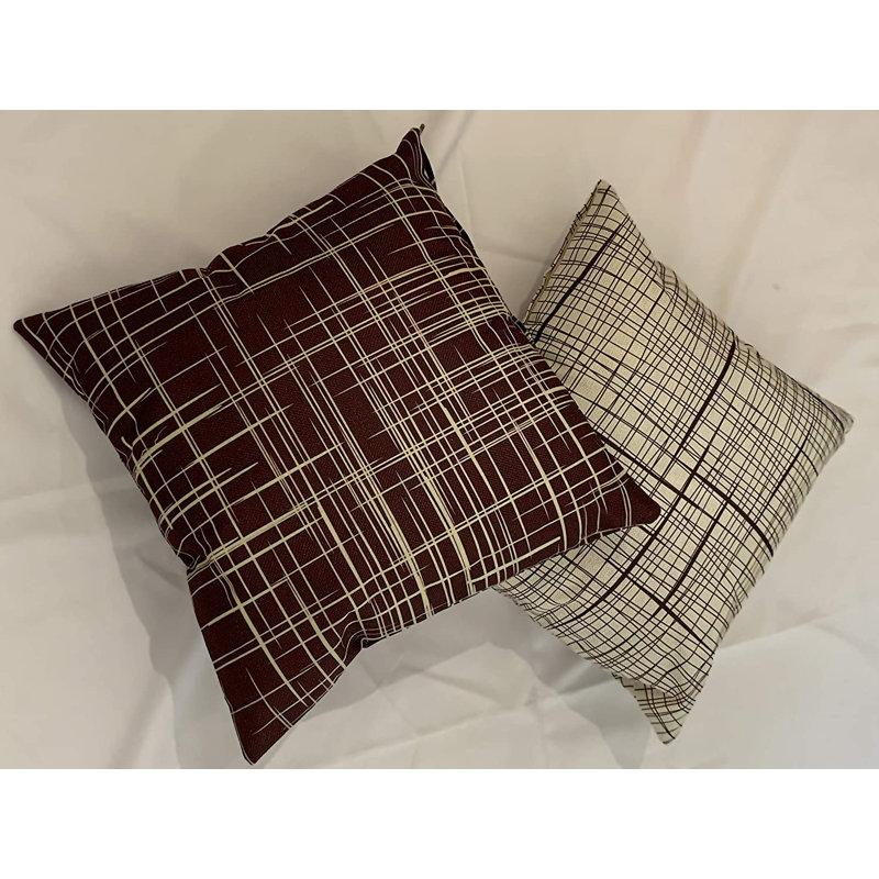 Woodvale Indoor / Outdoor Square Cushion Cover, Beige