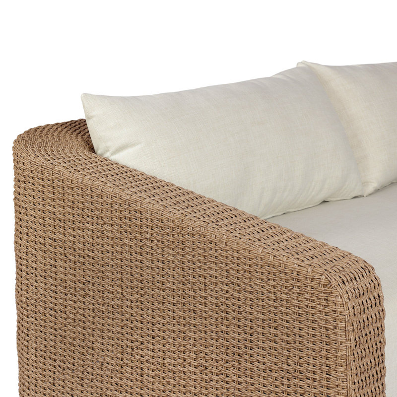 Westby Outdoor Sofa-Faux Black Hyacinth, Faux Hyacinth, Vergo Cream