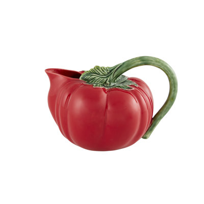 Tomato Earthenware Pitcher