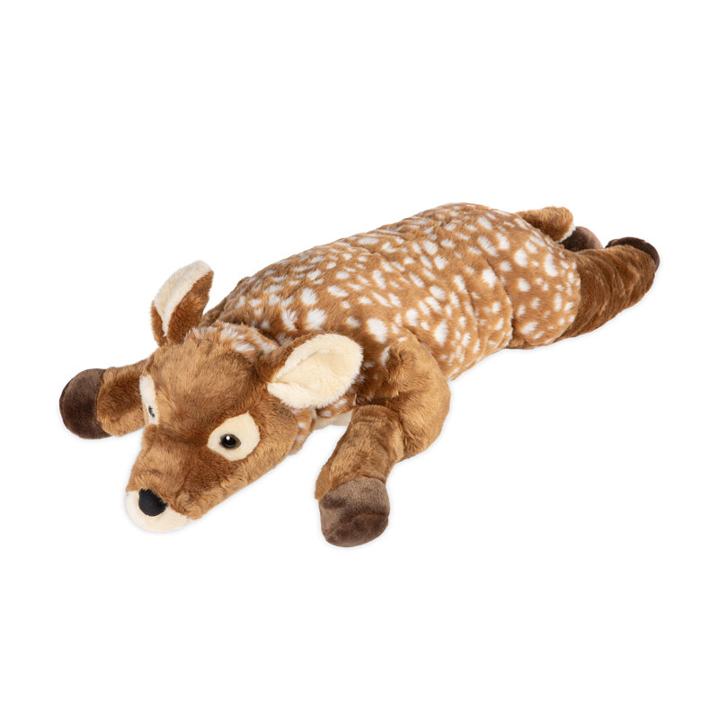 Fuzzy Spotted Fawn Plush Body Pillow