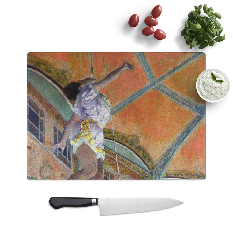 Circus Performer Miss La La by Edgar Degas Chopping Board, 0.4cm H x 28.5cm W x 39cm L