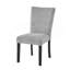 Ensemble de chaises de salle à manger gris