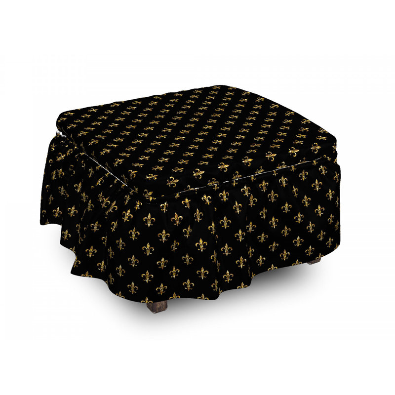 Housse pour repose-pieds french classic on dark