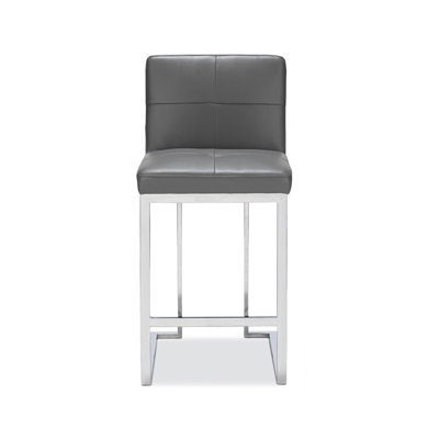 Adamson Upholstered Counter Stool with Metal Frame