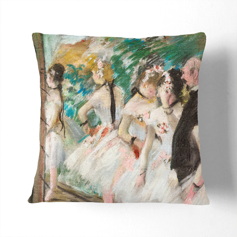 The Ballet Scatter Cushion, 55cm H x 55cm W x 20cm D, Stone
