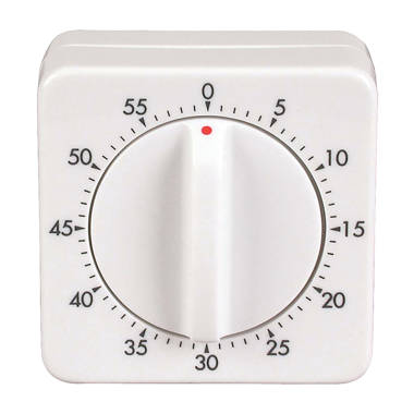 Taylor 5863 Splash 'N' Drop Digital 25 Hour Kitchen Timer with Clock and  Backlight