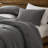 3PCS Full/Queen Waffle Washed Comforter Set-130784470-130784471