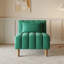 Fauteuil modulaire en velours sans accoudoirs pour salon Zoticus-242984036