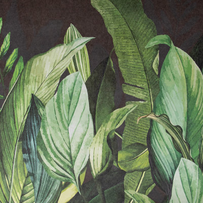 Tropical Collection 4 Panel Wall Mural 8.8' L x 110.2" W in A Tropical Forest Design