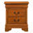 LouisPhillipe 2-Drawers Nightstand w/Carved Base, Oak-649461755