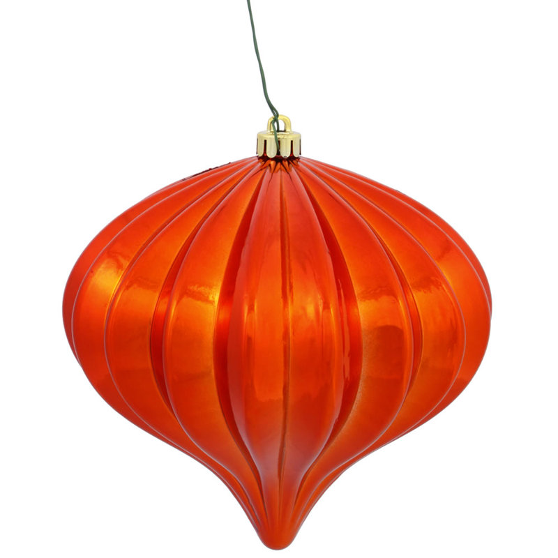 Ornement de Noël 5,7 po UV, Burnt Orange