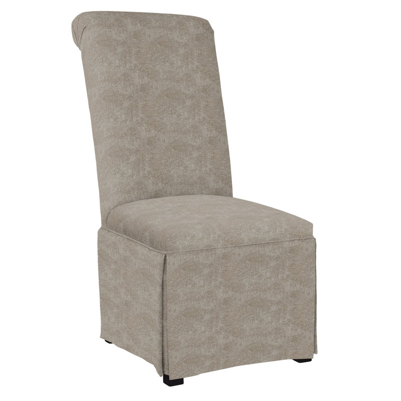 Susanna 20.25'' H Upholstered Side Chair, Black Satin, 1538-075