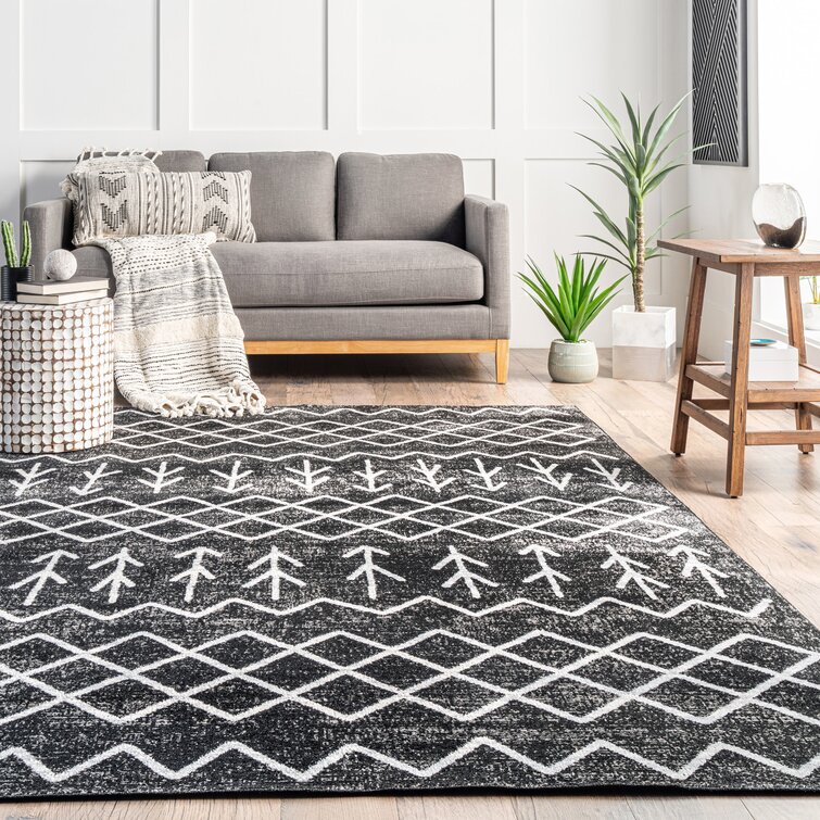 Rugs USA Grey Buckaroo Santina Washable Colorful rug - Bohemian Rectangle  4' x 6' - Yahoo Shopping