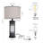Set of 2 Table Lamps for Living Room